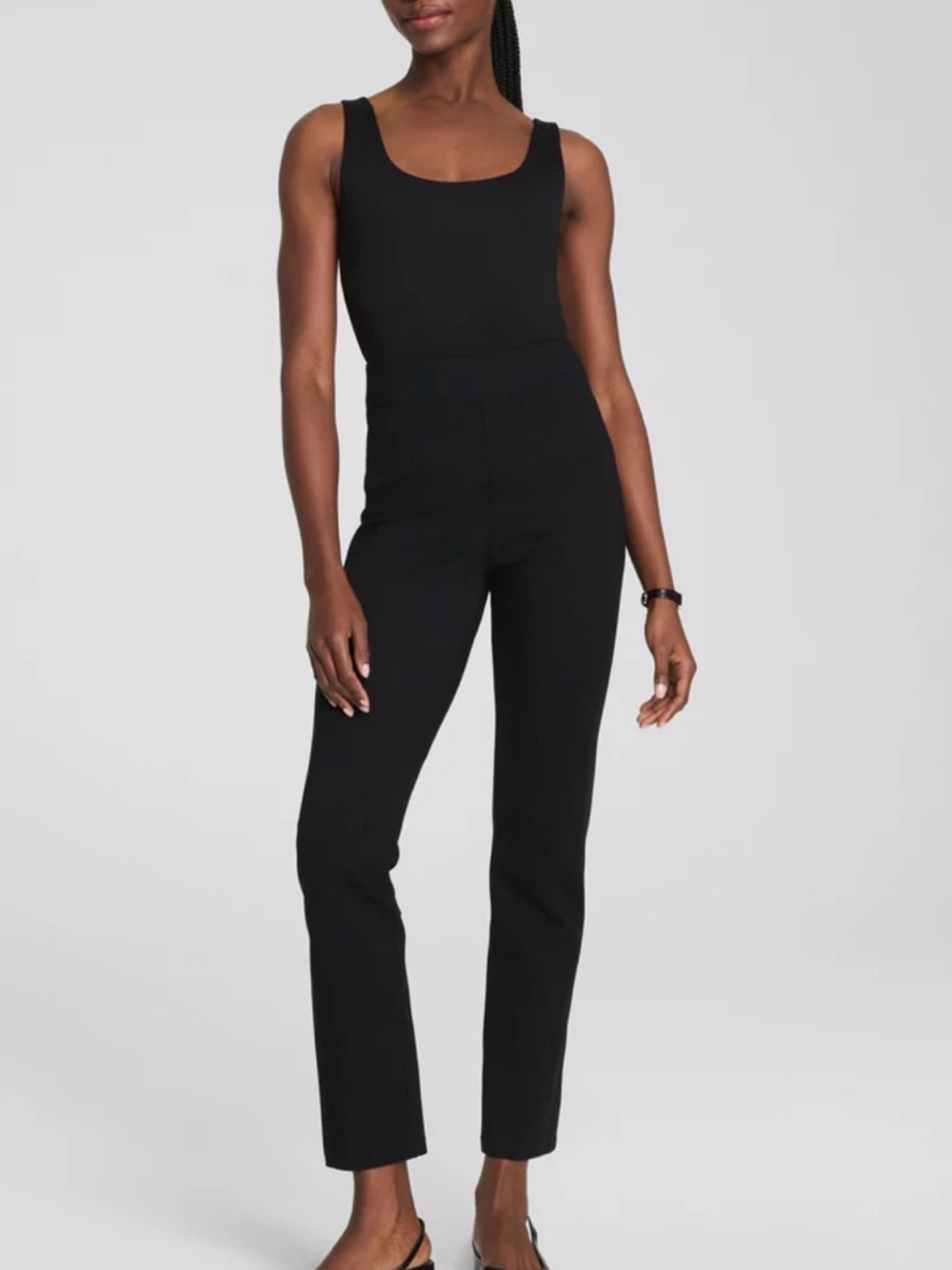 SPANX Pull-On Ankle Slim Ponte Pants